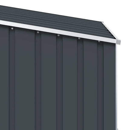 haveskur 87x98x159 cm galvaniseret stål antracitgrå