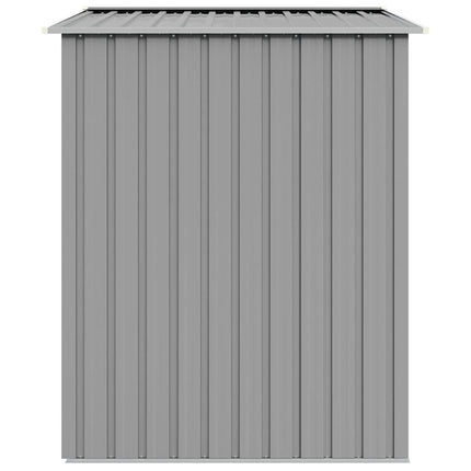 haveskur 205x129x183 cm galvaniseret stål grå