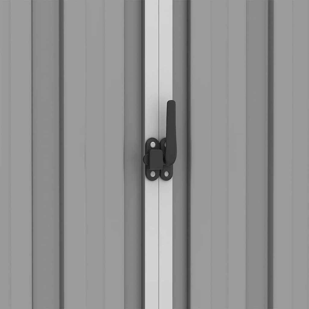 haveskur 205x129x183 cm galvaniseret stål grå