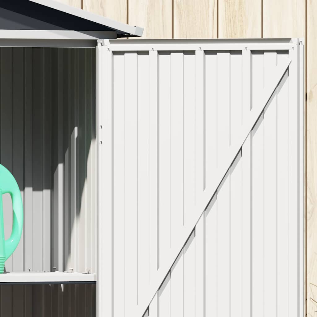 haveskur 116x45x175 cm galvaniseret stål antracitgrå