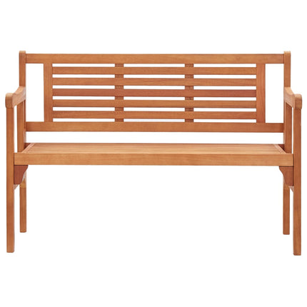 foldbar havebænk 120 cm massivt eukalyptustræ