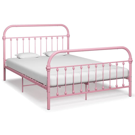 sengestel 120x200 cm metal pink
