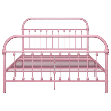 sengestel 120x200 cm metal pink