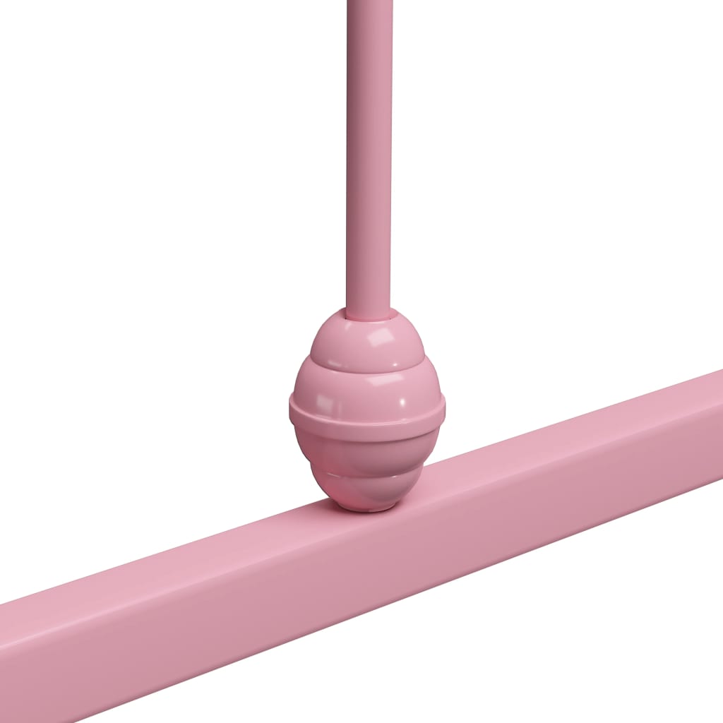 sengestel 180x200 cm metal pink