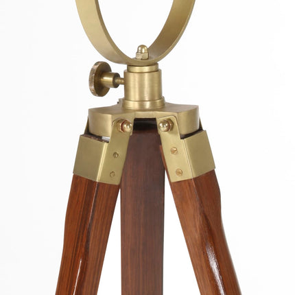 gulvlampe med trefod 97 cm massivt mangotræ