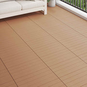 Terrasse Flise 6 pcs Brun 60 x 30 cm WPC
