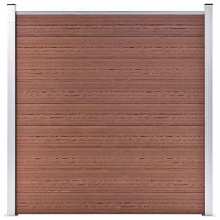 havehegn 180 x 186 cm WPC brun