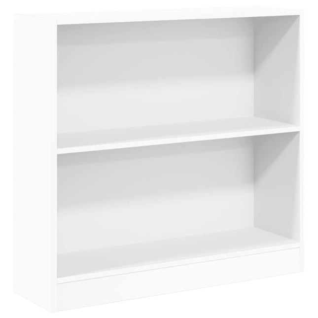 bogreol 80x24x75 cm konstrueret træ hvid