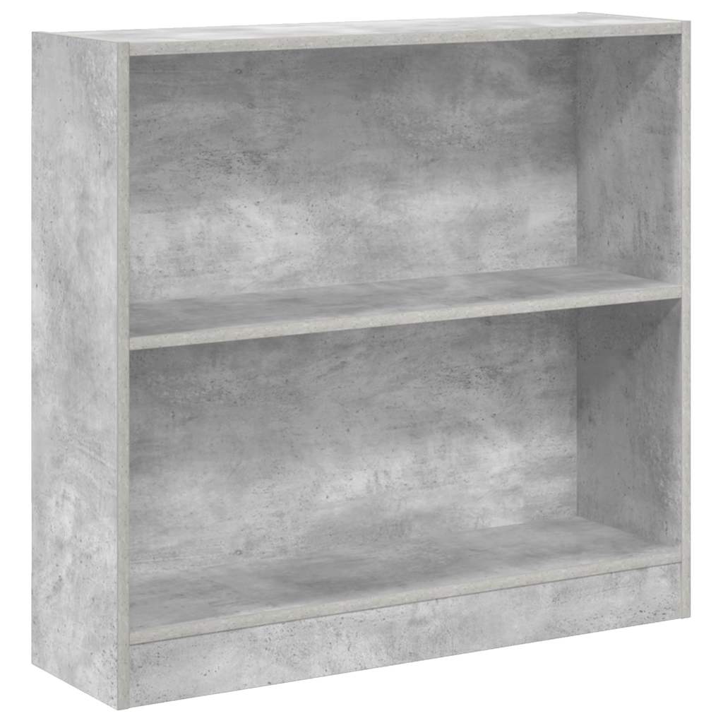bogreol 80x24x75 cm konstrueret træ hvid billede
