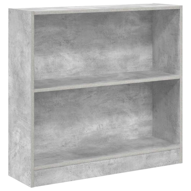 bogreol 80x24x75 cm konstrueret træ hvid