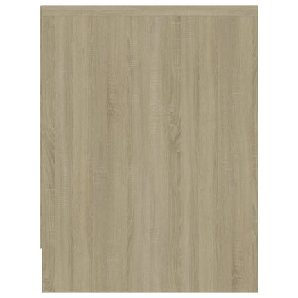 sengebord 40x30x40 cm konstrueret træ sonoma-eg