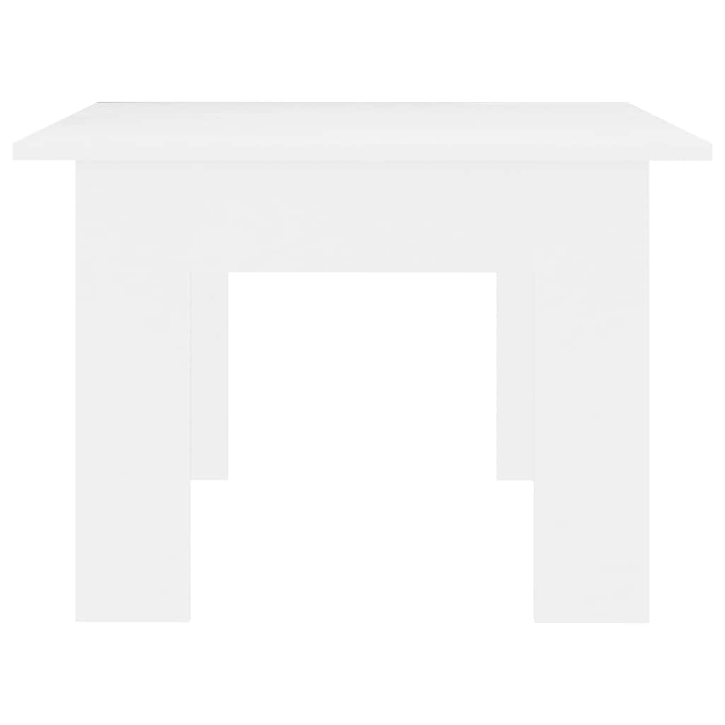 sofabord 100x60x42 cm konstrueret træ hvid