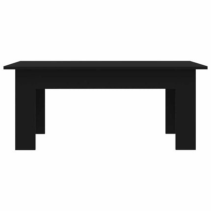 sofabord 100x60x42 cm konstrueret træ sort