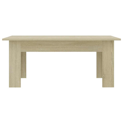 sofabord 100x60x42 cm konstrueret træ sonoma-eg