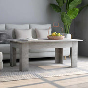 sofabord 100x60x42 cm konstrueret træ betongrå