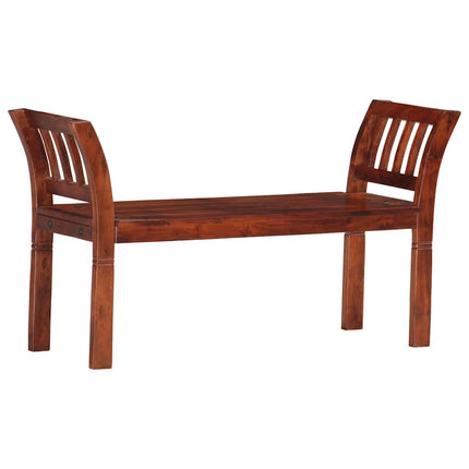 bænk 111 cm massivt akacietræ