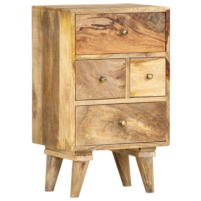 sengebord 36x30x60 cm massivt mangotræ