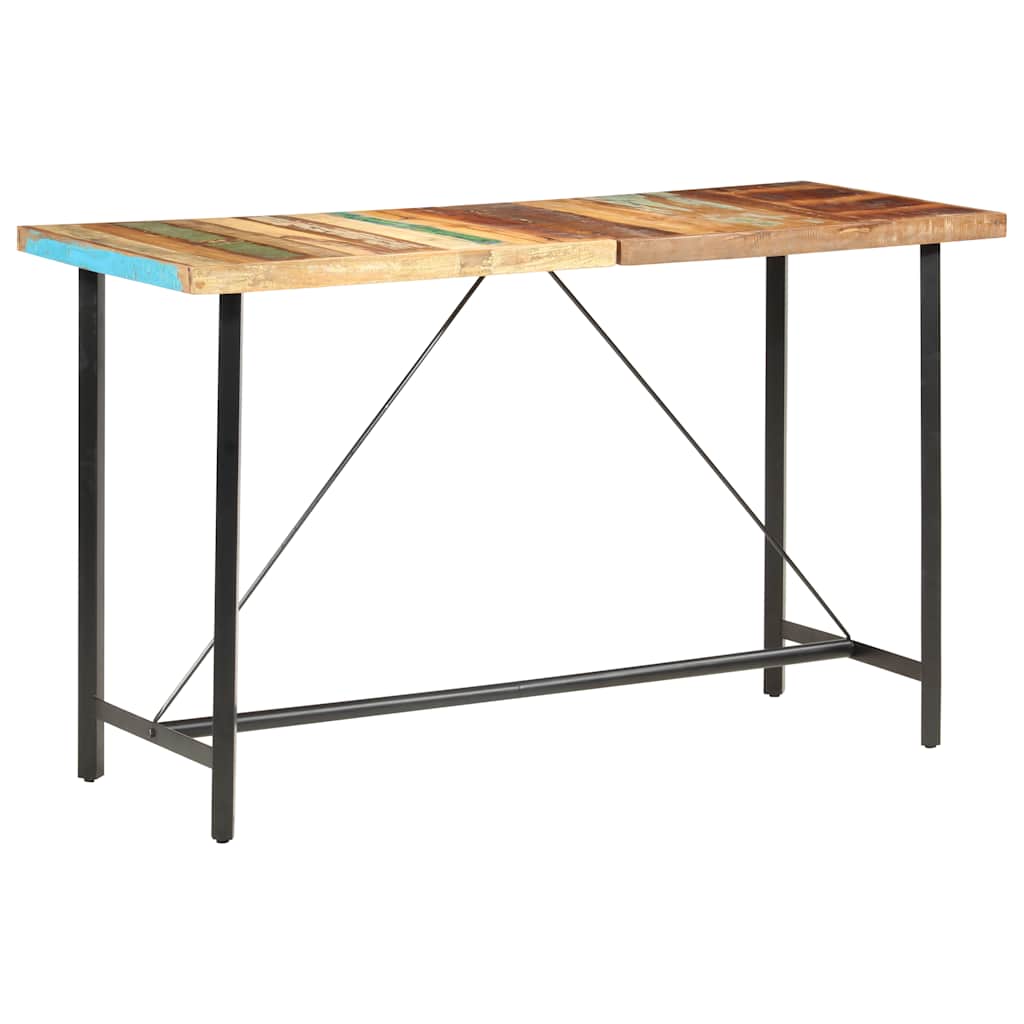 barbord 180x70x107 cm massivt genbrugstr