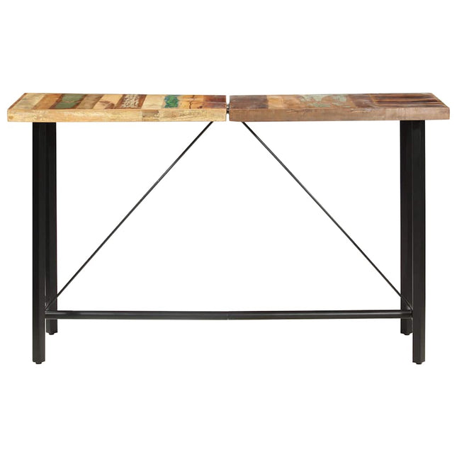 barbord 180x70x107 cm massivt genbrugstræ