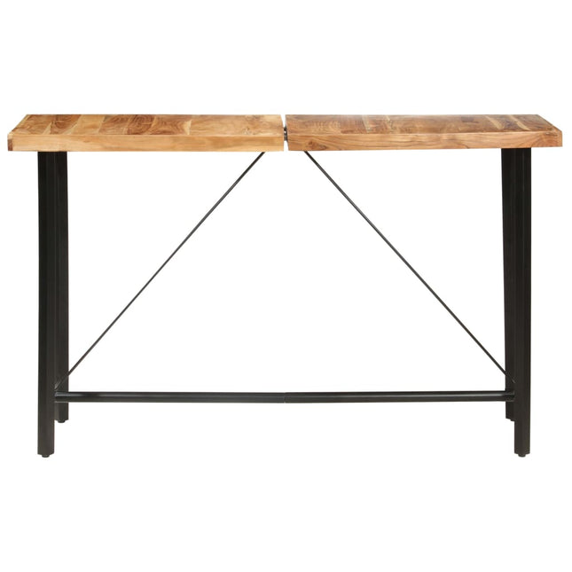 barbord 180x70x107 cm massivt akacietræ