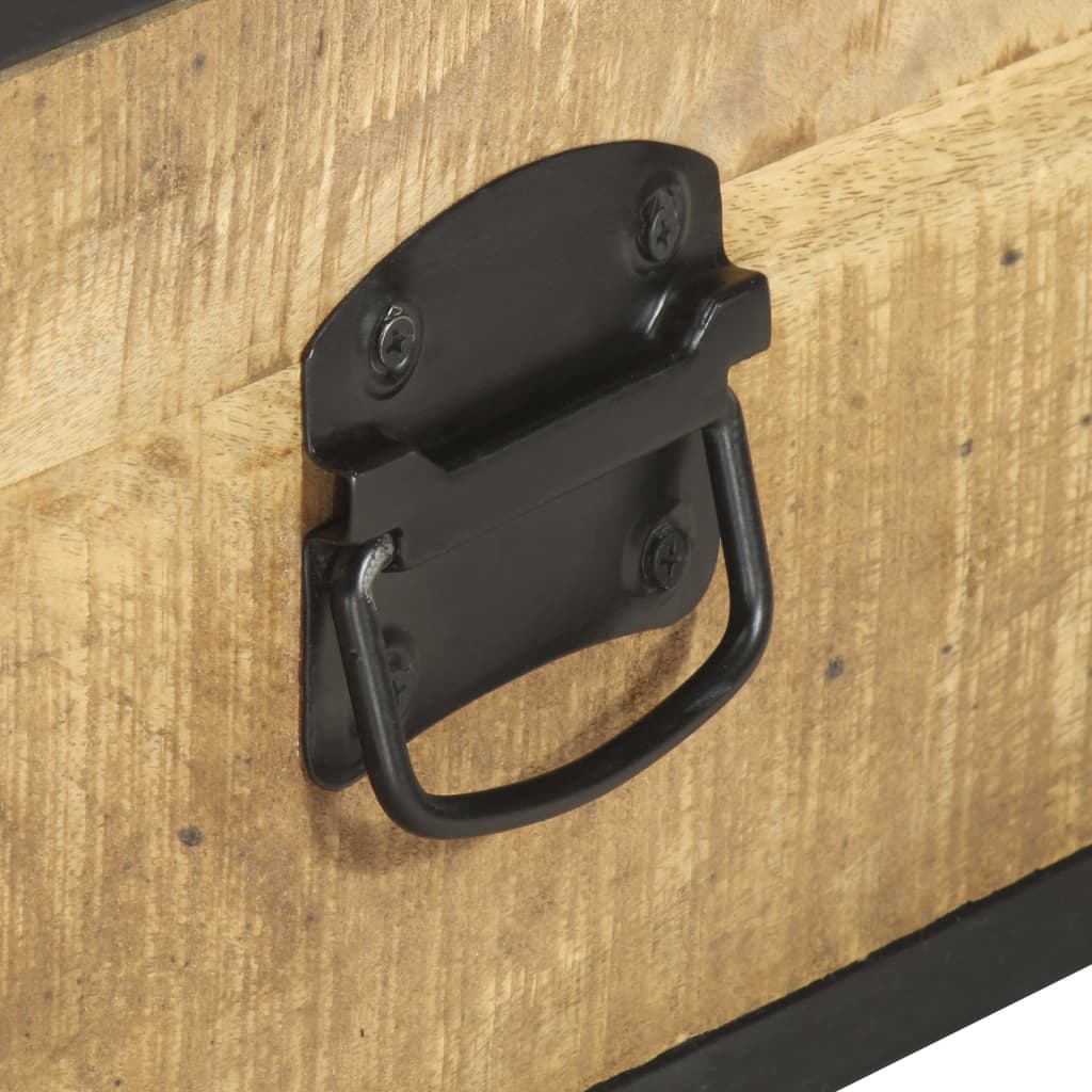 sofabord 70x50x33 cm massivt mangotræ