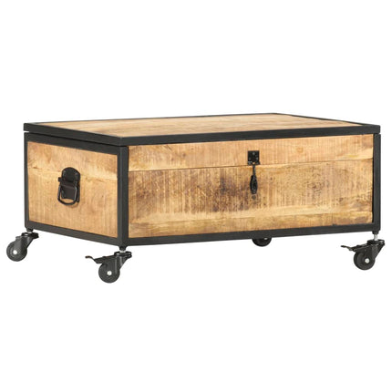sofabord 70x50x33 cm massivt mangotræ
