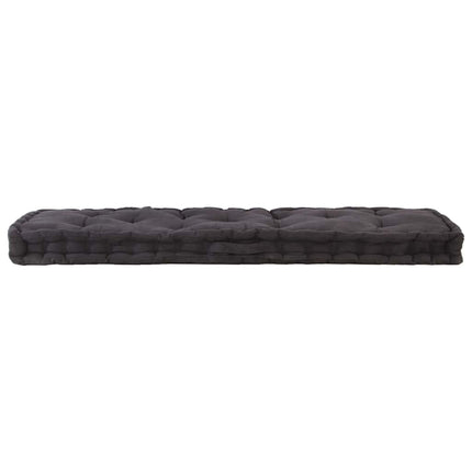 hynde til pallesofa 120x40x7 cm sort