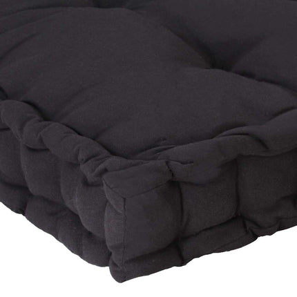 hynde til pallesofa 120x40x7 cm sort