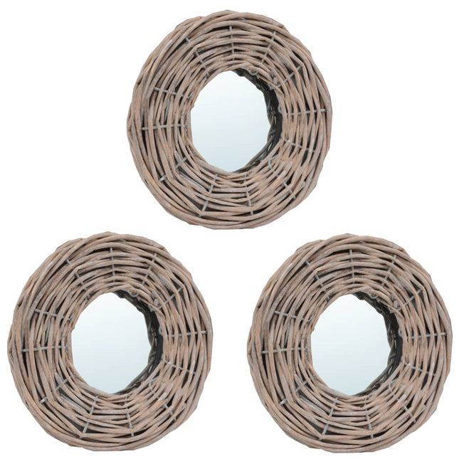 spejle 3 stk. 15 cm flet