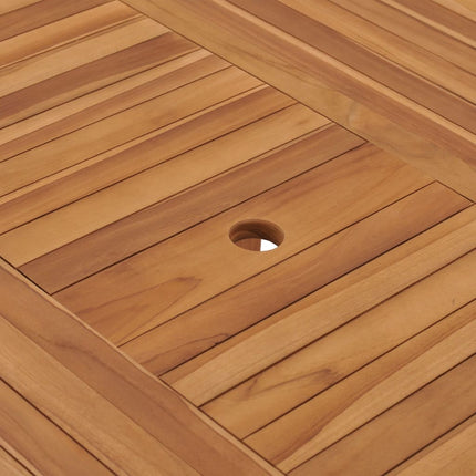 havebord 150x76 cm massivt teaktræ