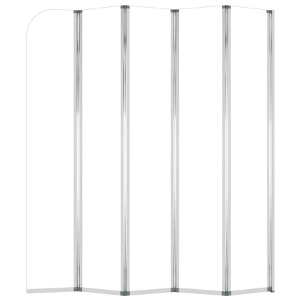 brusevæg til badekar 120x140 cm hærdet glas gennemsigtigt