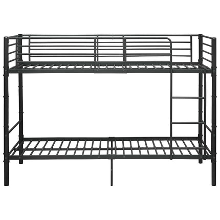 køjeseng 90x200 cm metal sort