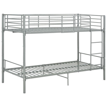 køjeseng 90x200 cm metal grå