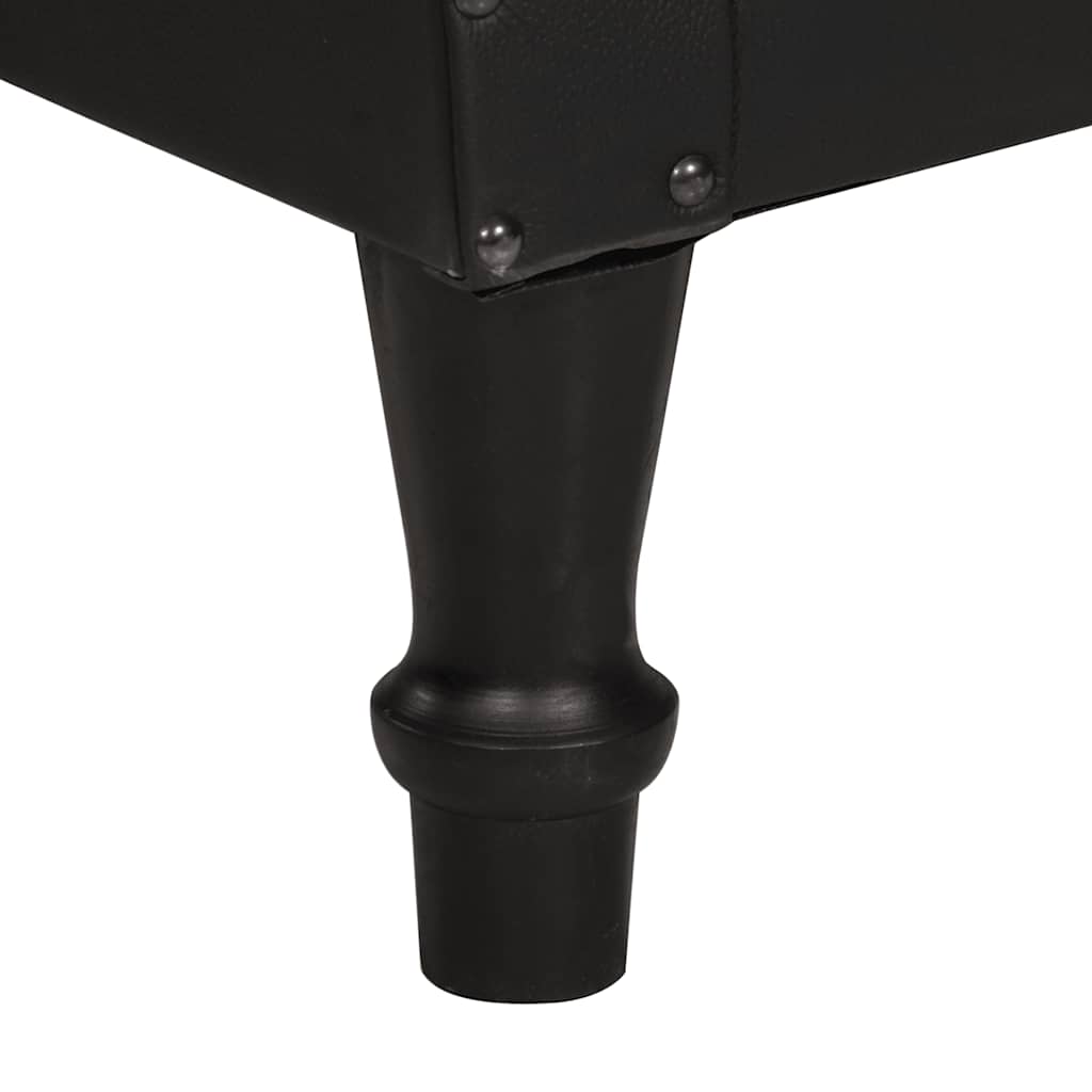 lænestol ægte gedeskind sort