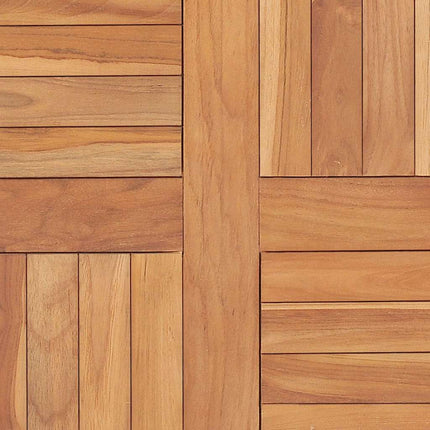 bordplade 60x60x2,5 cm massivt teaktræ