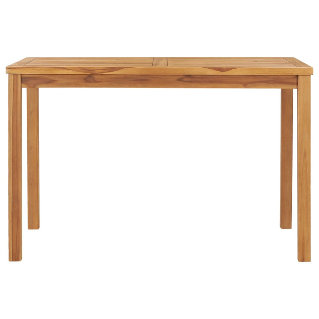 havebord 120x70x77 cm massivt teaktræ