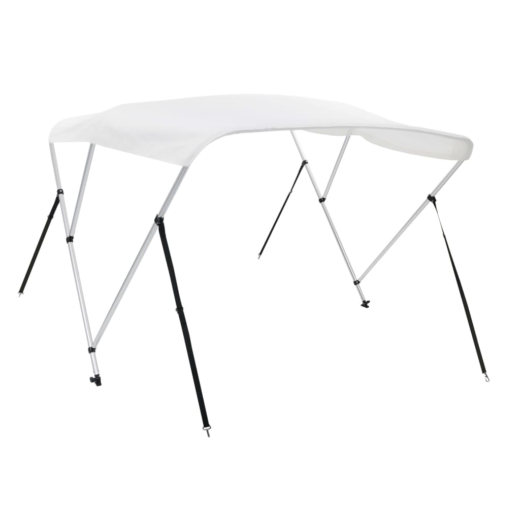 biminitop med 3 buer 183x160x137 cm hvid