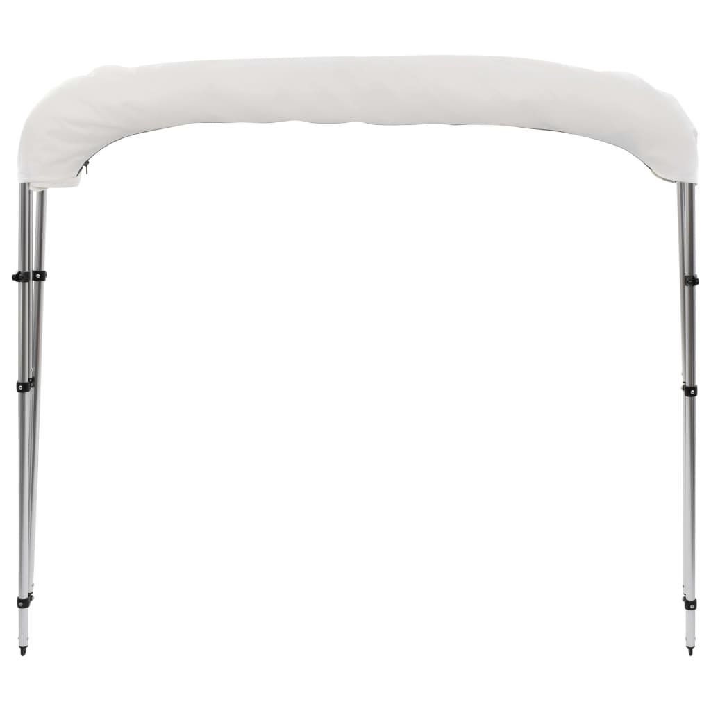 biminitop med 3 buer 183x160x137 cm hvid