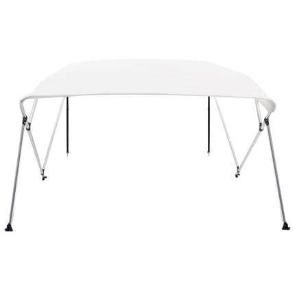 biminitop med 4 buer 243x210x137 cm hvid