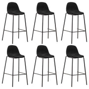 barstole 6 stk. stof sort