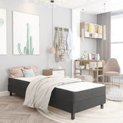sengestel til boxmadras 100x200 cm stof grå