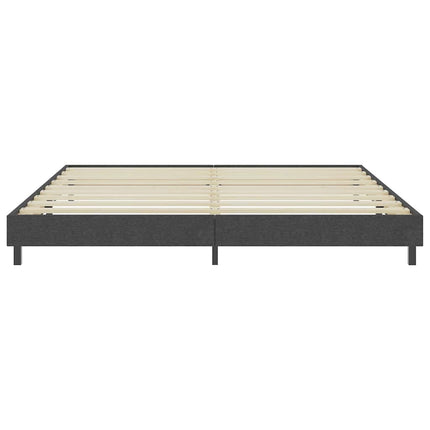 sengestel til boxmadras 200x200 cm stof grå