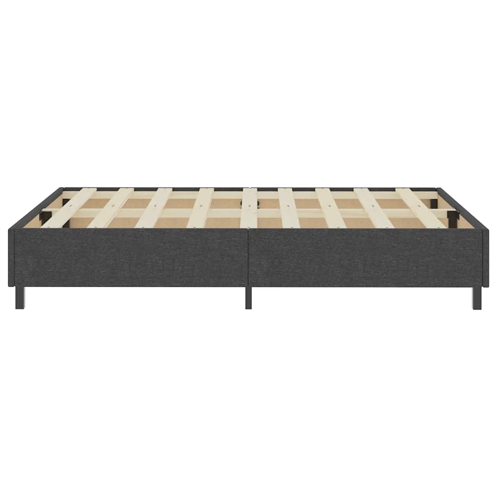 sengestel til boxmadras 160x200 cm stof grå