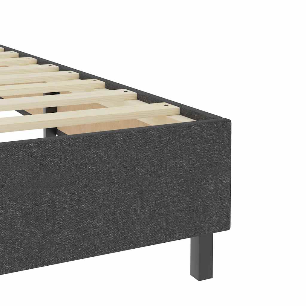 sengestel til boxmadras 160x200 cm stof grå