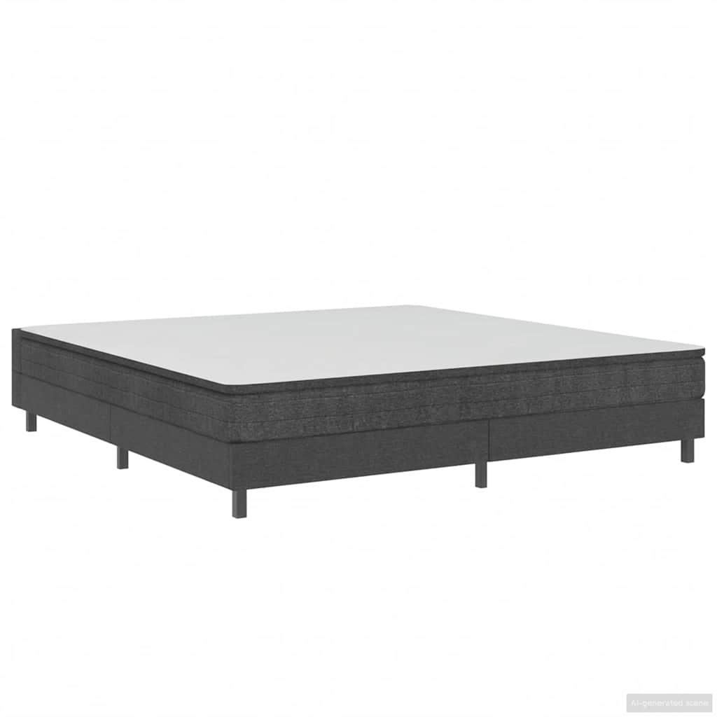 sengestel til boxmadras 180x200 cm stof grå