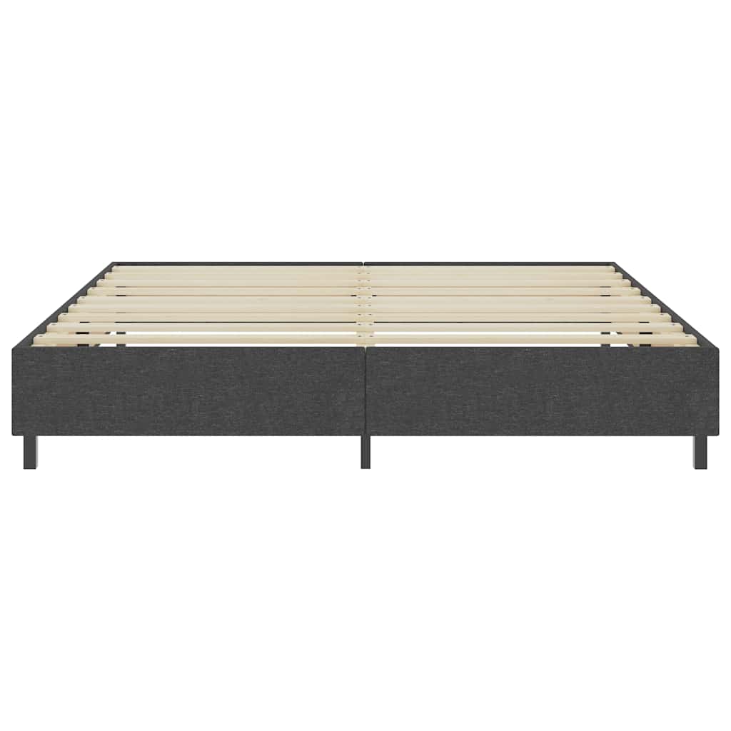 sengestel til boxmadras 200x200 cm stof grå