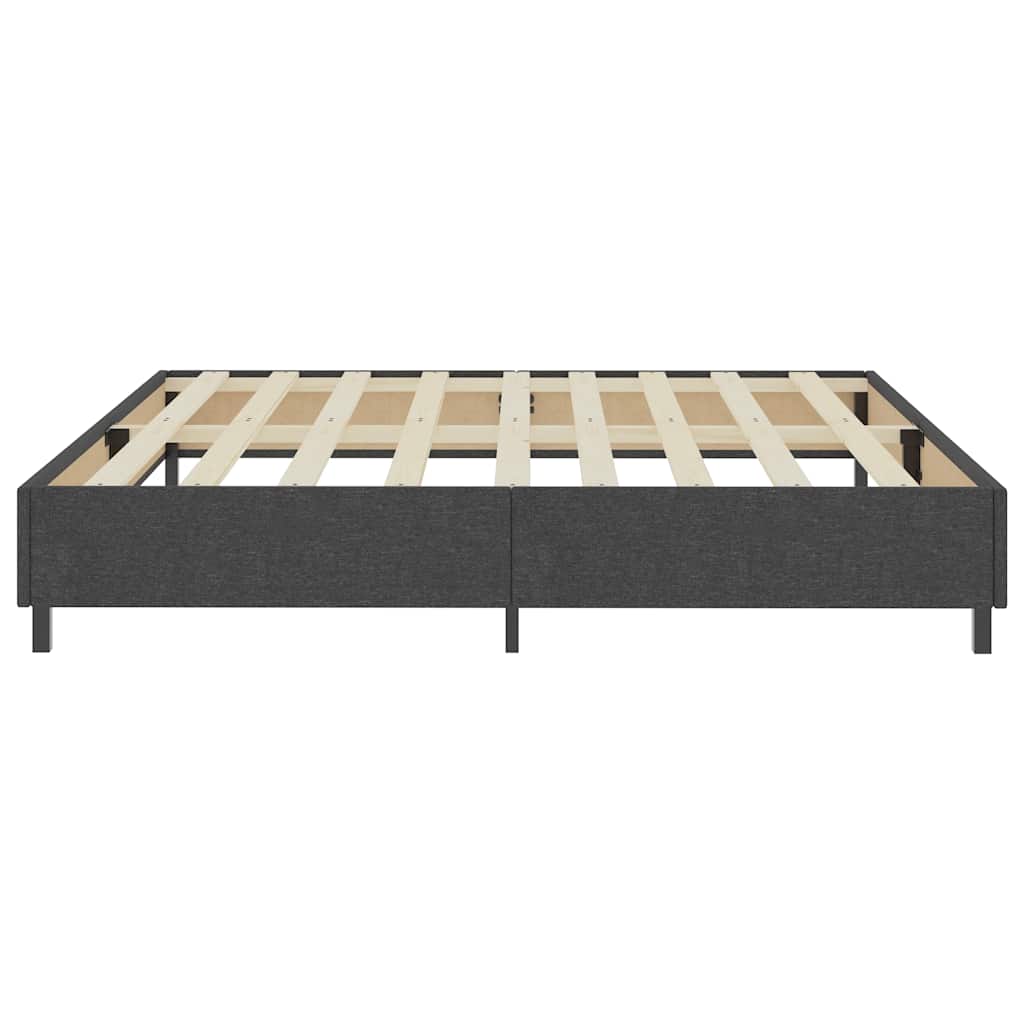 sengestel til boxmadras 200x200 cm stof grå