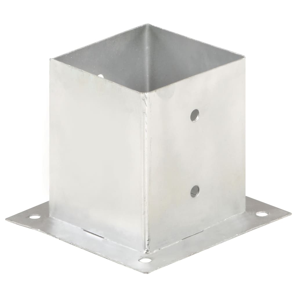 stolpefod 4 stk. 121 mm galvaniseret metal