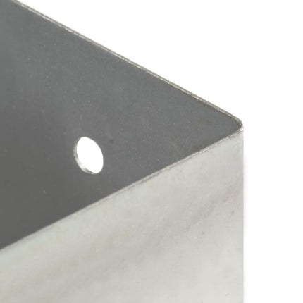 stolpefod 4 stk. 141 mm galvaniseret metal
