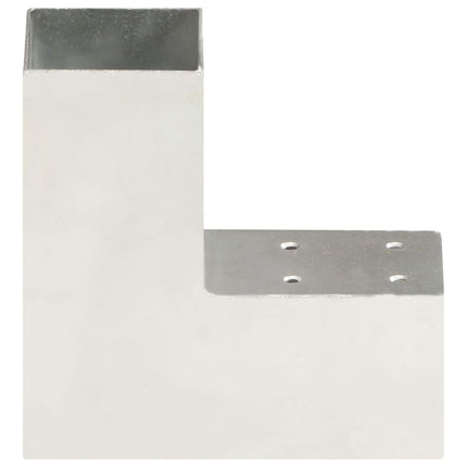 stolpebeslag L-form 71x71 mm galvaniseret metal